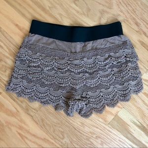 Lace shorts